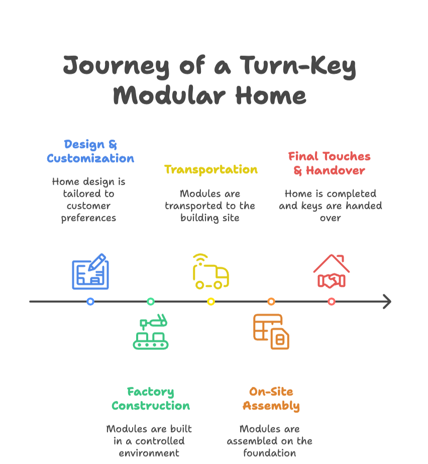 journey of a modular home visual